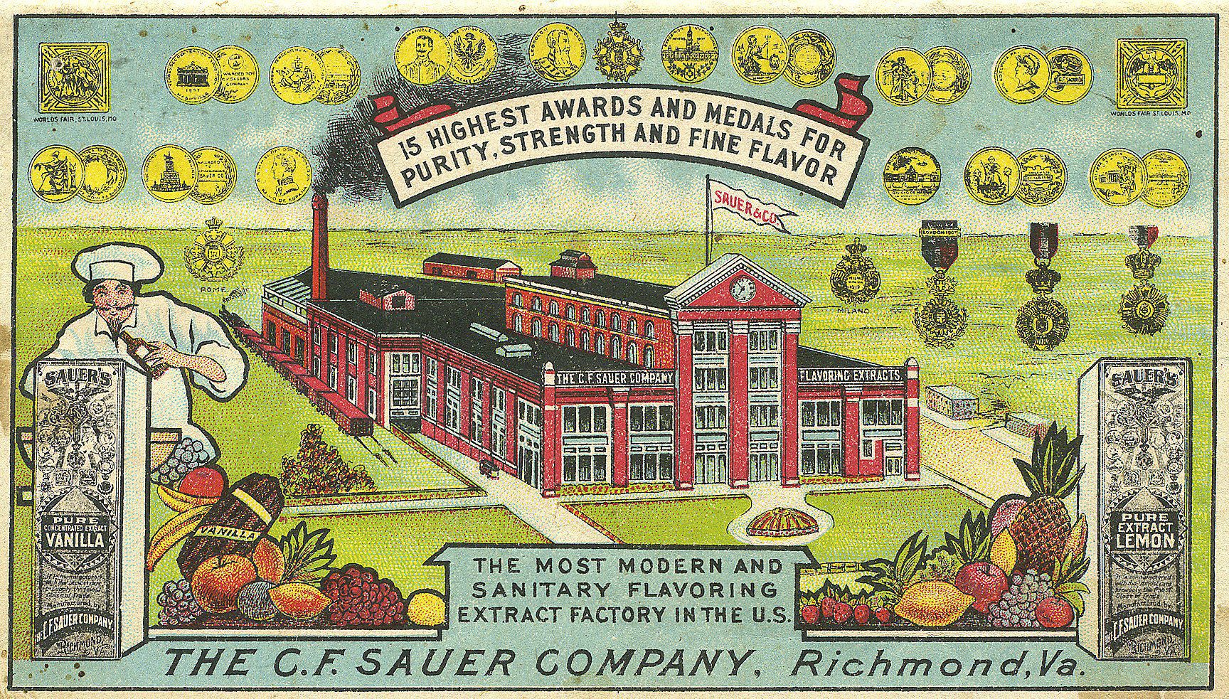 C.F. Sauer Co. through the years